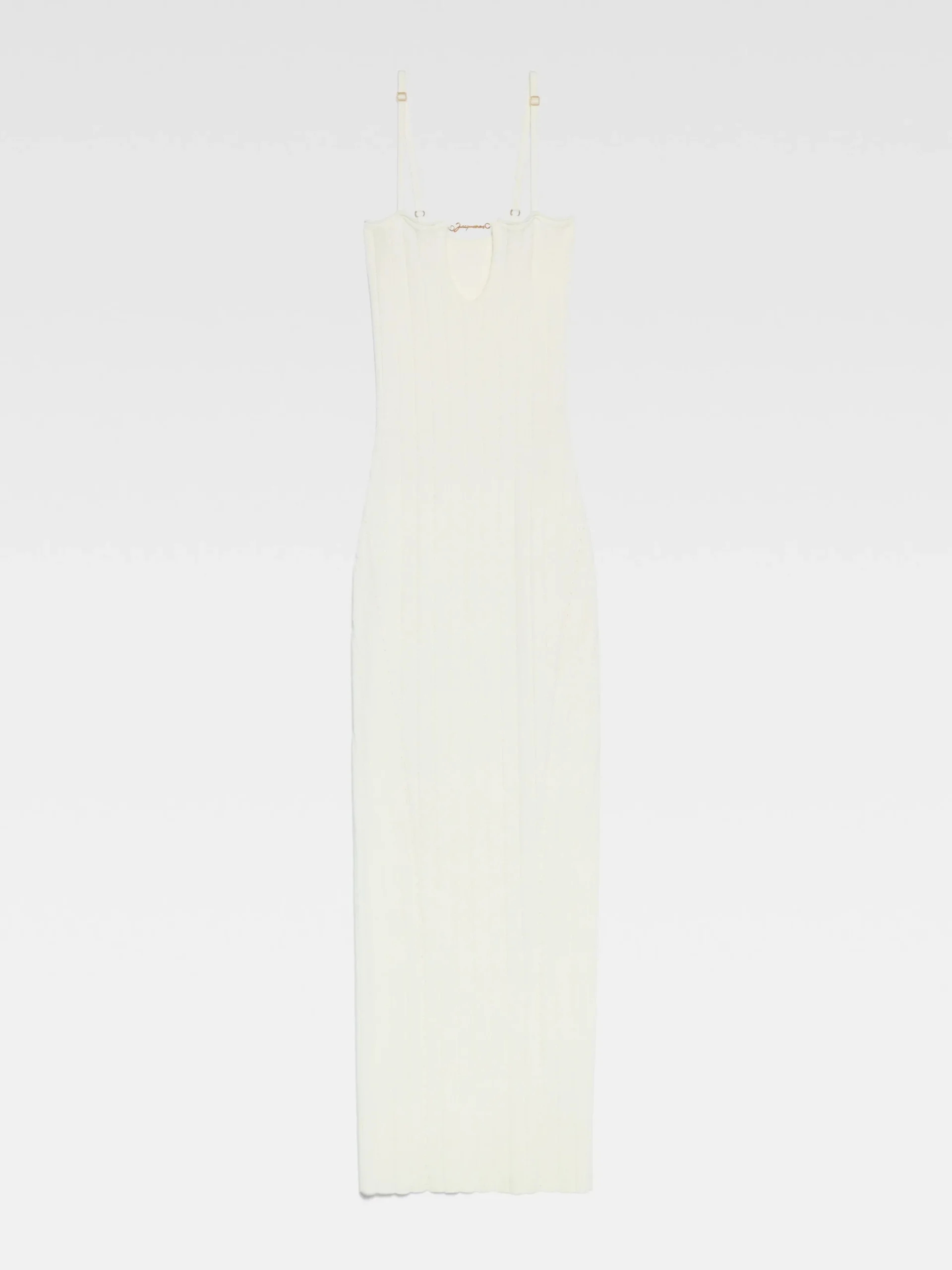 Fashion Jacquemus De Sierra jurk met bandjes Off-White