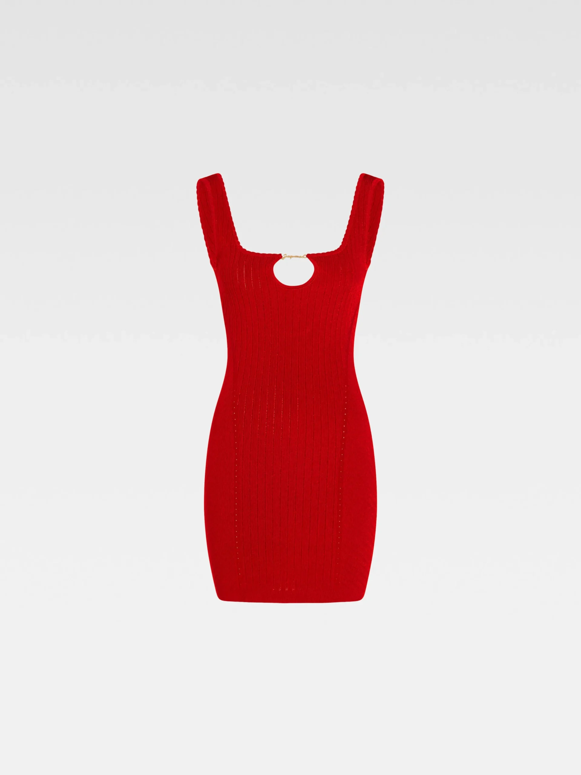 Discount Jacquemus De Sierra mini jurk DarkRed