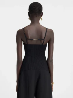 Hot Jacquemus De Sierra top Black