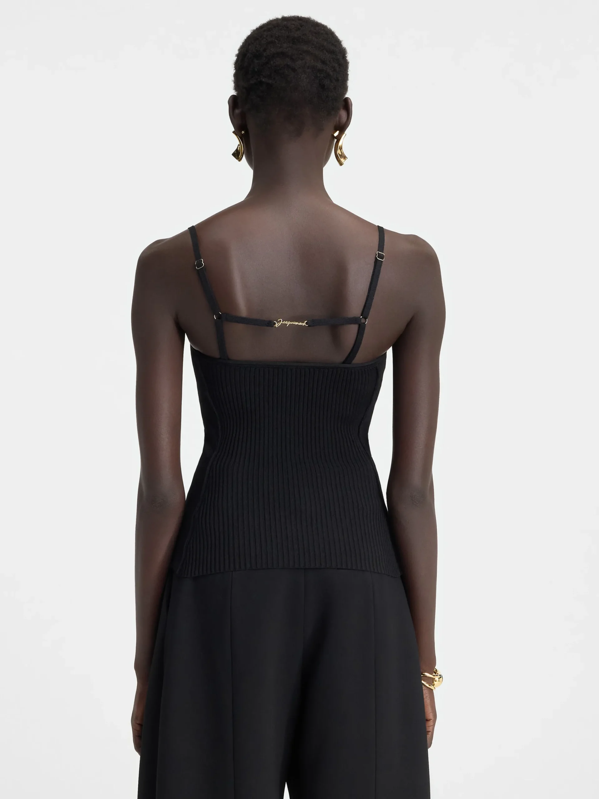 Hot Jacquemus De Sierra top Black