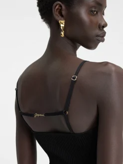 Hot Jacquemus De Sierra top Black