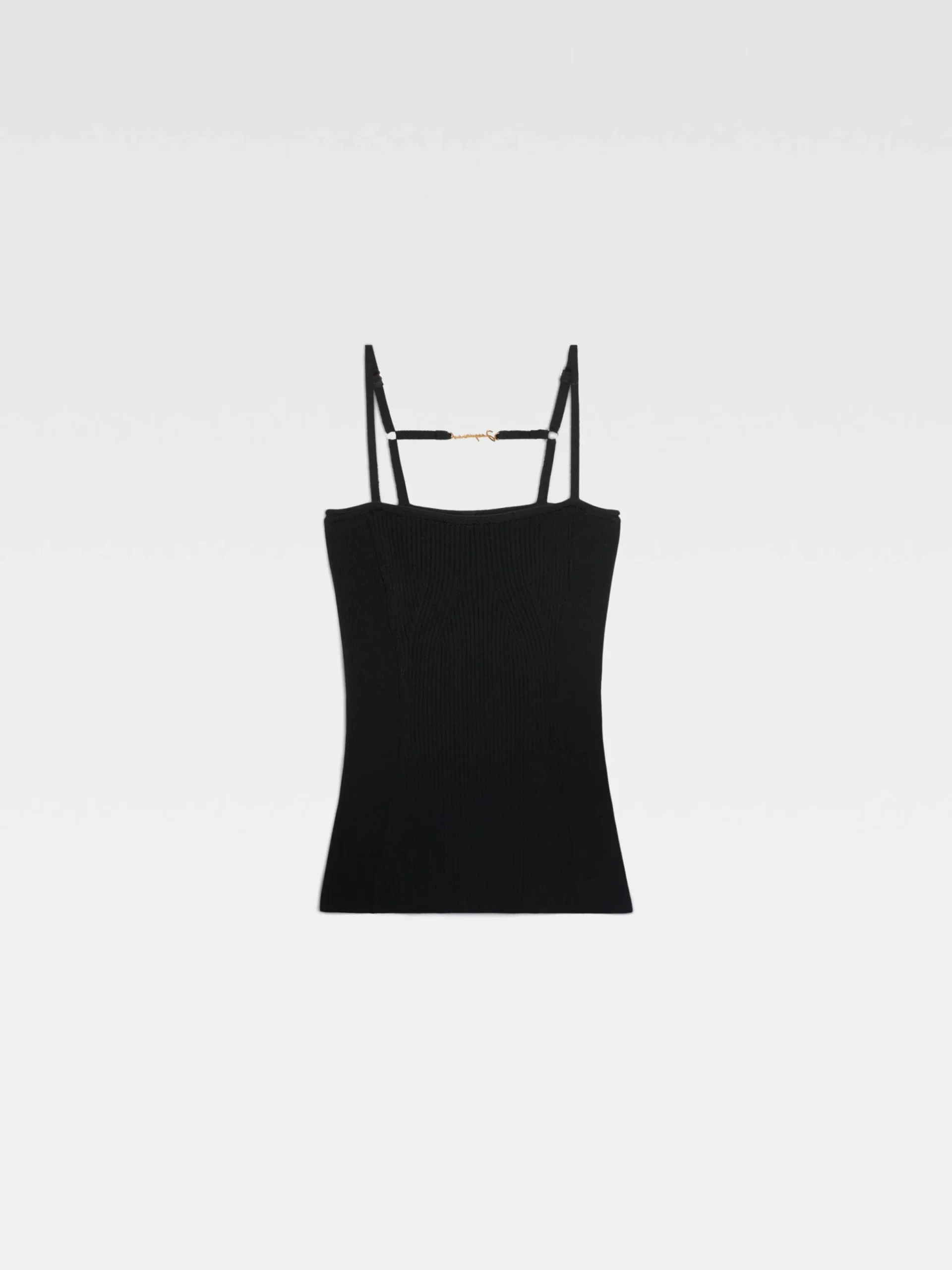 Hot Jacquemus De Sierra top Black
