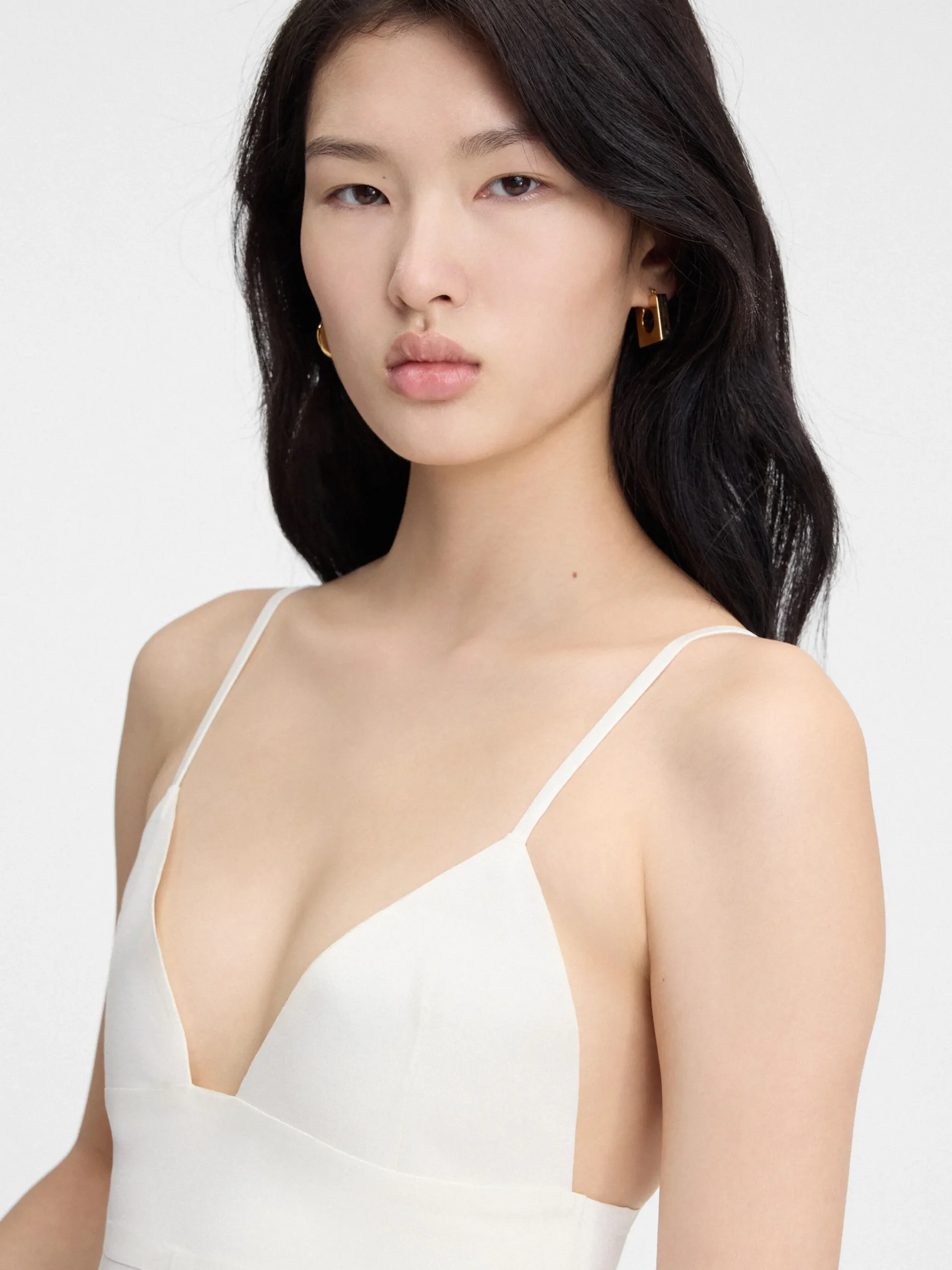New Jacquemus De Spalla jurk White