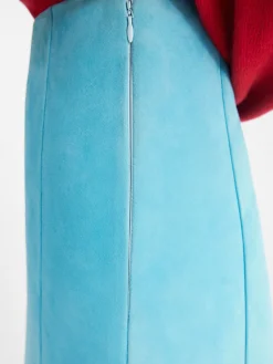 Outlet Jacquemus De Spezia-rok Turquoise