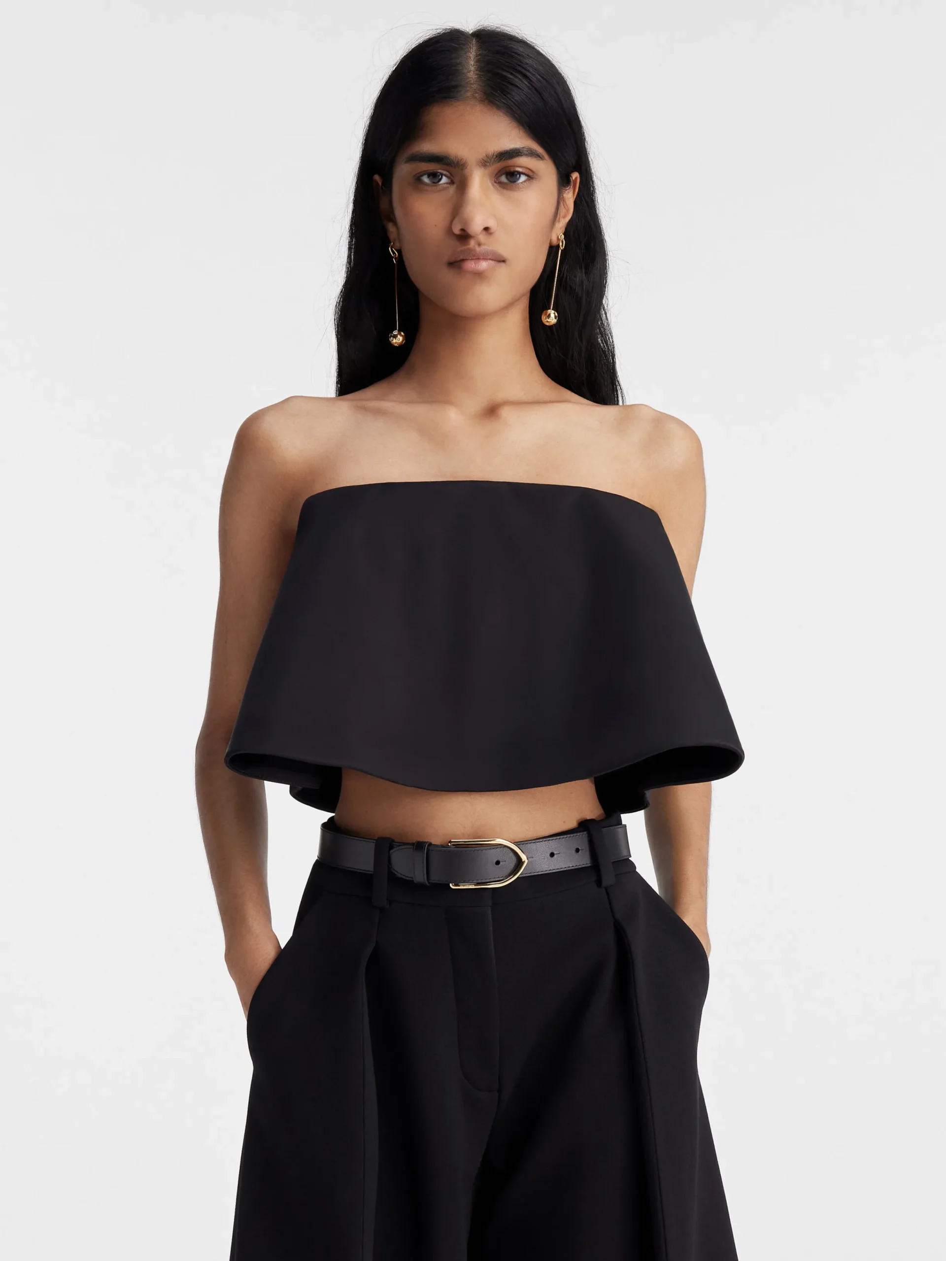 Sale Jacquemus De Spezia top Black