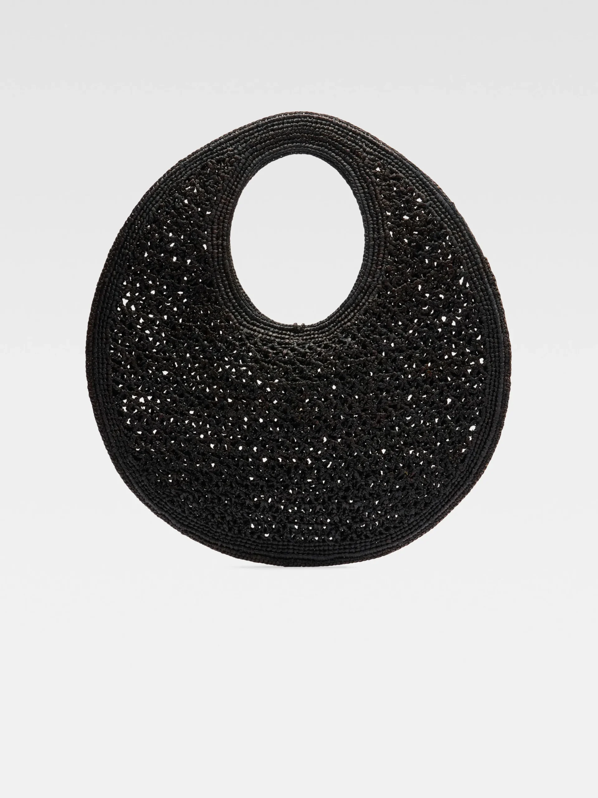New Jacquemus De Spiaggia ronde tas Black