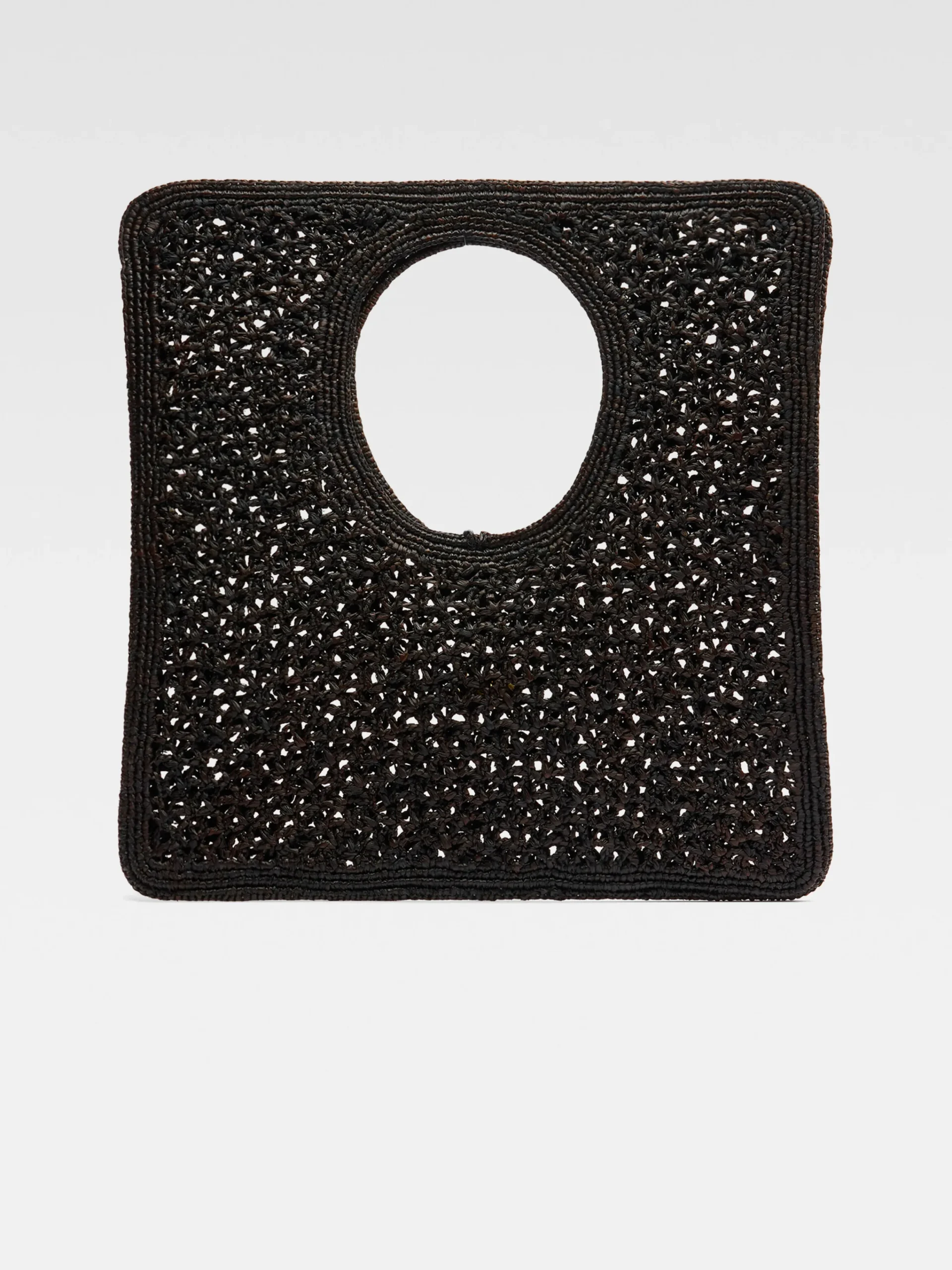 Clearance Jacquemus De Spiaggia vierkante tas Black