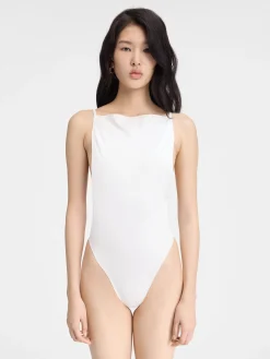 Outlet Jacquemus De Spoglio bodysuit White