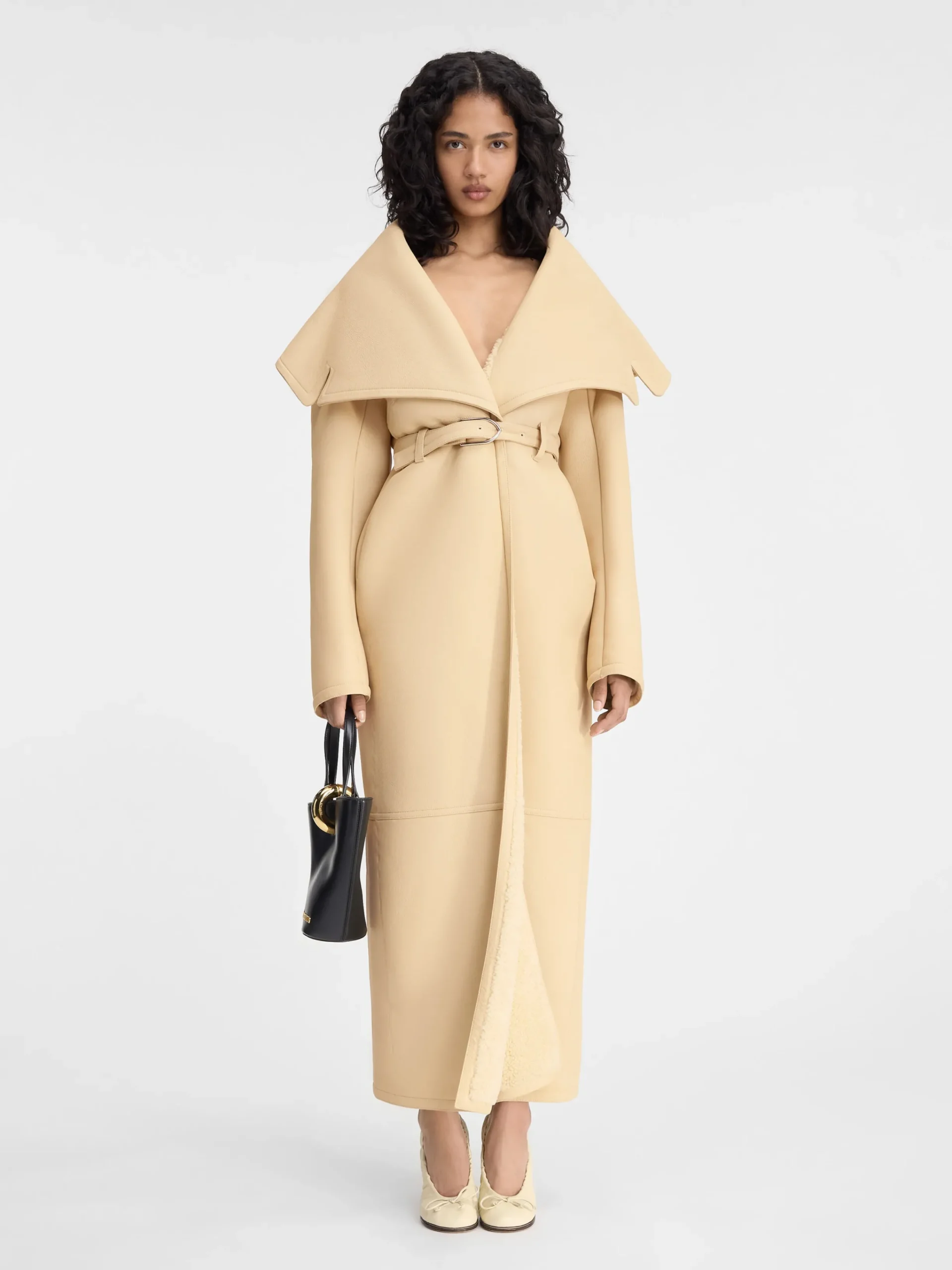 Online Jacquemus De Telo jas PaleYellow