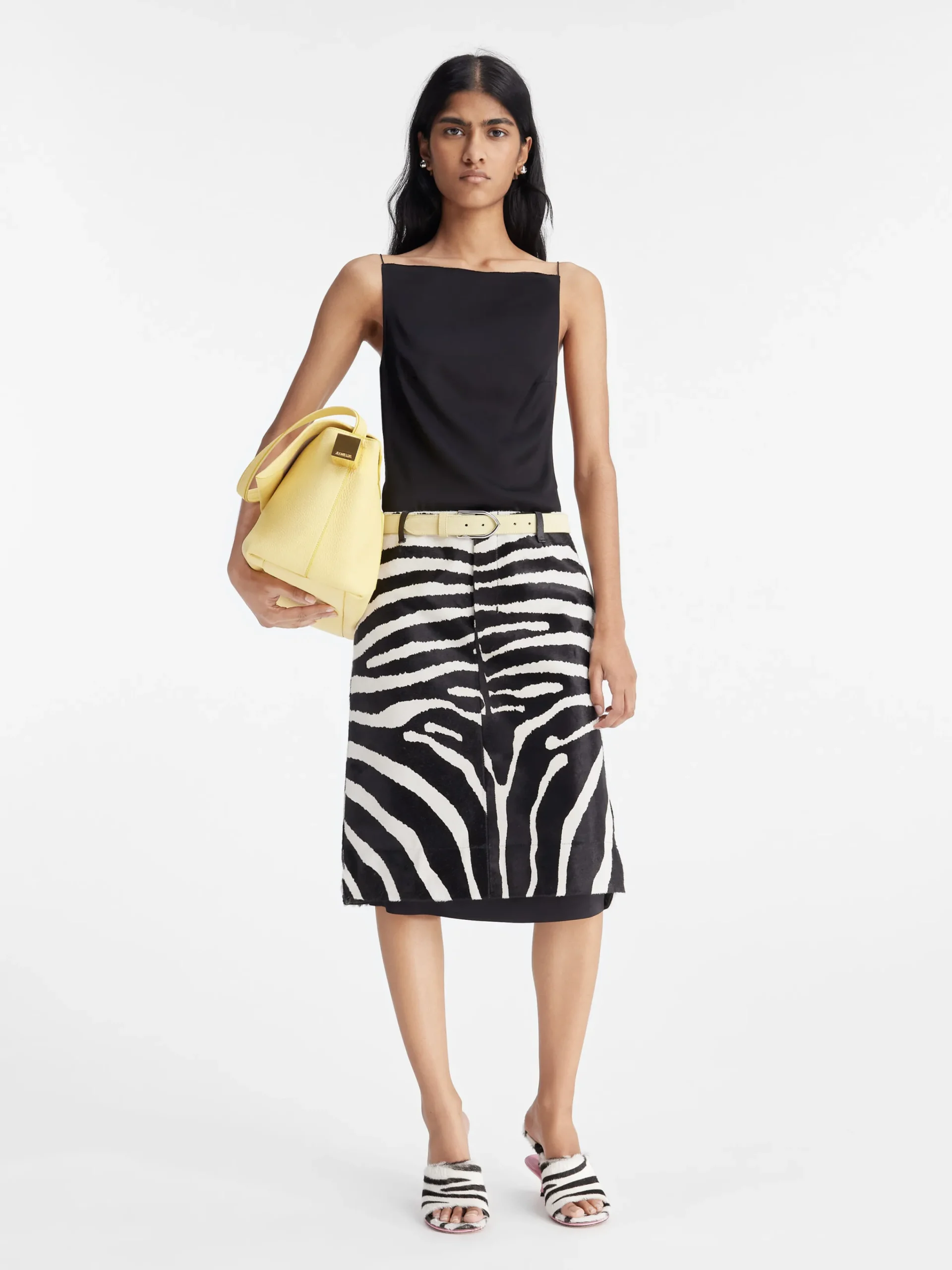 Hot Jacquemus De Tozzi-rok Black&WhiteZebra