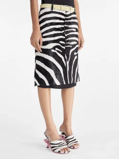Hot Jacquemus De Tozzi-rok Black&WhiteZebra