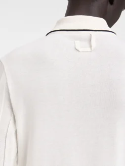 Outlet Jacquemus De Tricot polo met lange mouwen Off-White