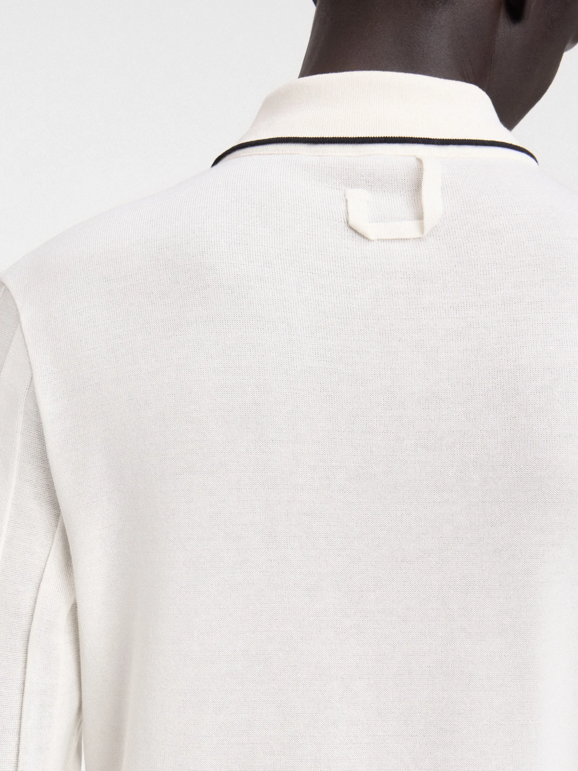 Outlet Jacquemus De Tricot polo met lange mouwen Off-White