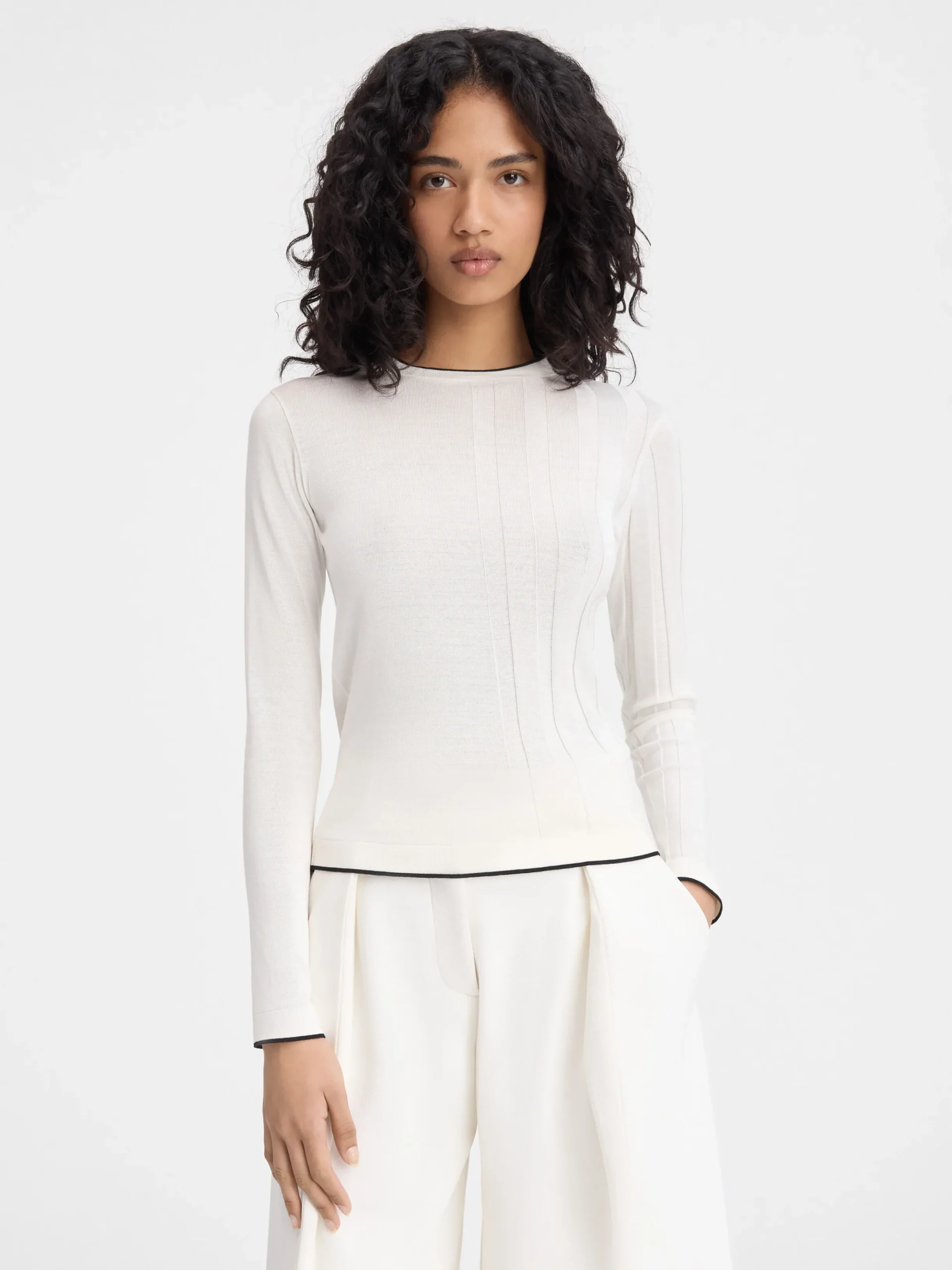 Online Jacquemus De Tricot trui Off-White