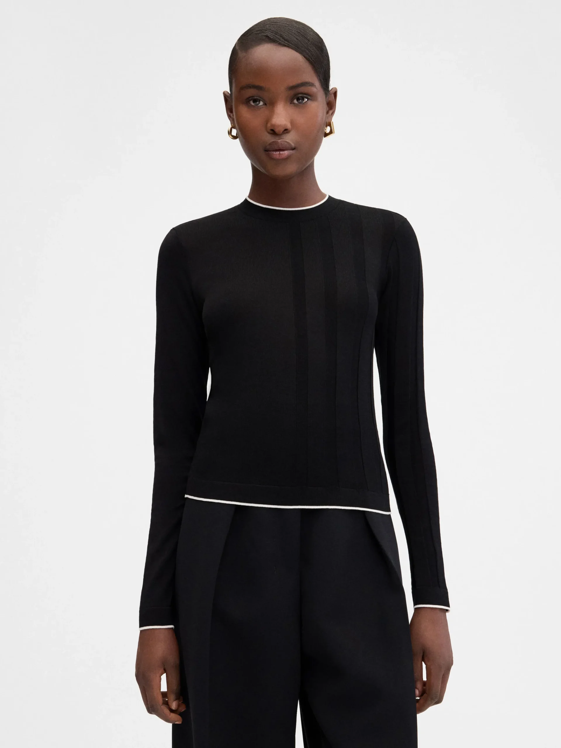 Fashion Jacquemus De Tricot trui Black