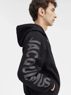 Hot Jacquemus De Typo hoodie Black