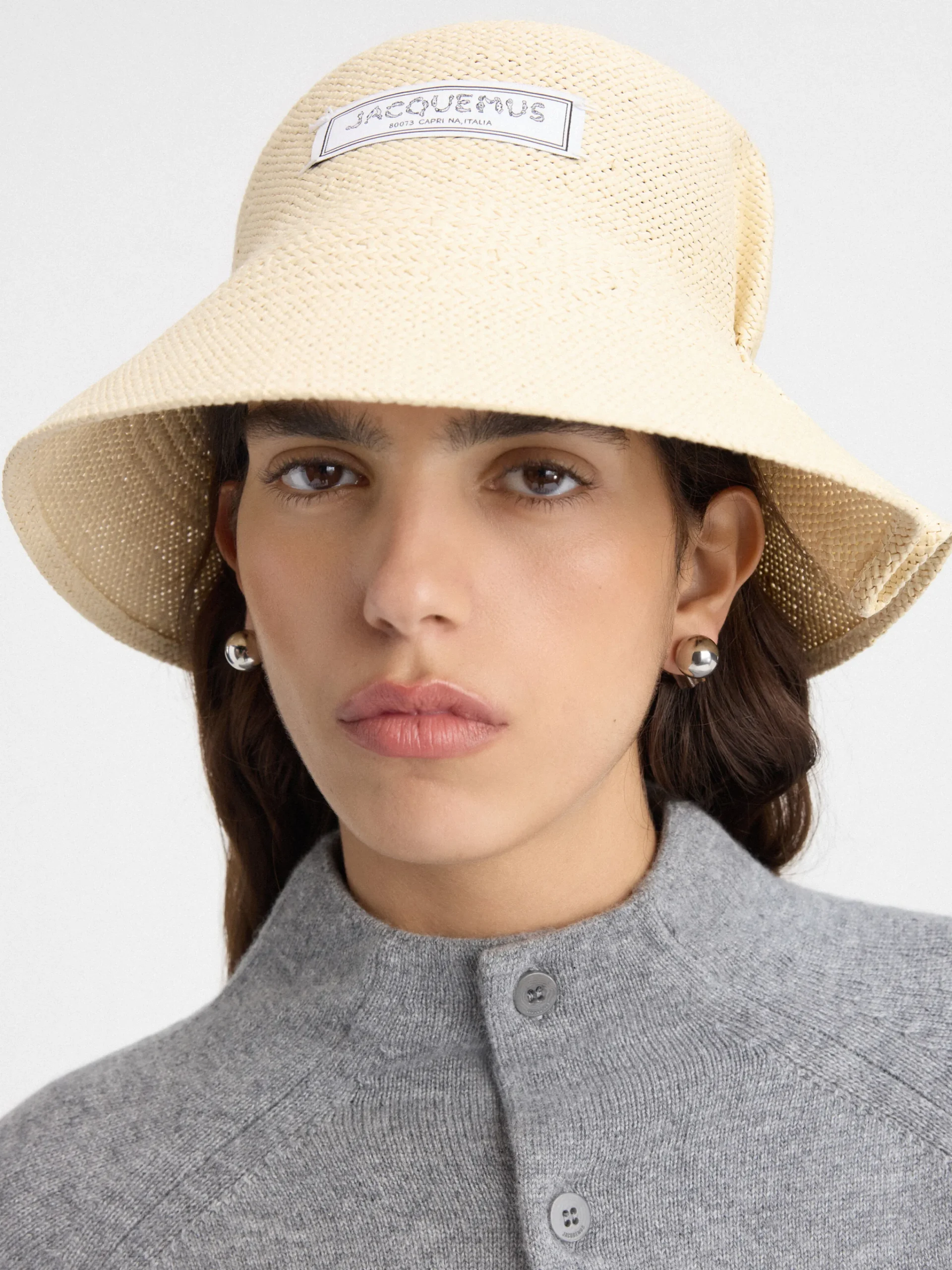 Outlet Jacquemus De Vela hoed Natural