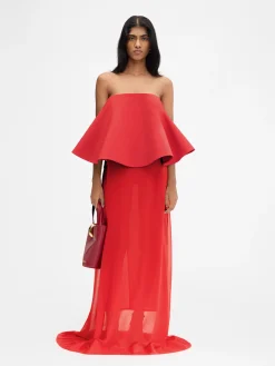 New Jacquemus De Vela jurk Red