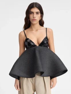 Online Jacquemus De Vela top Black