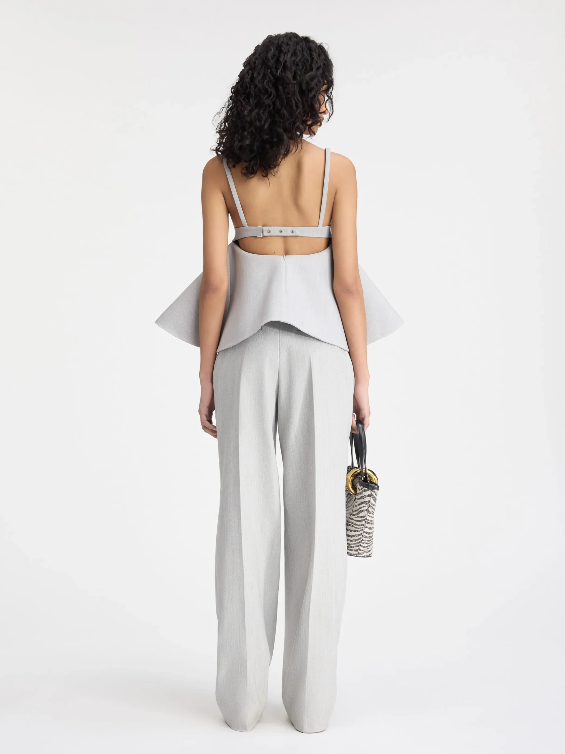 New Jacquemus De Vela top LightGrey