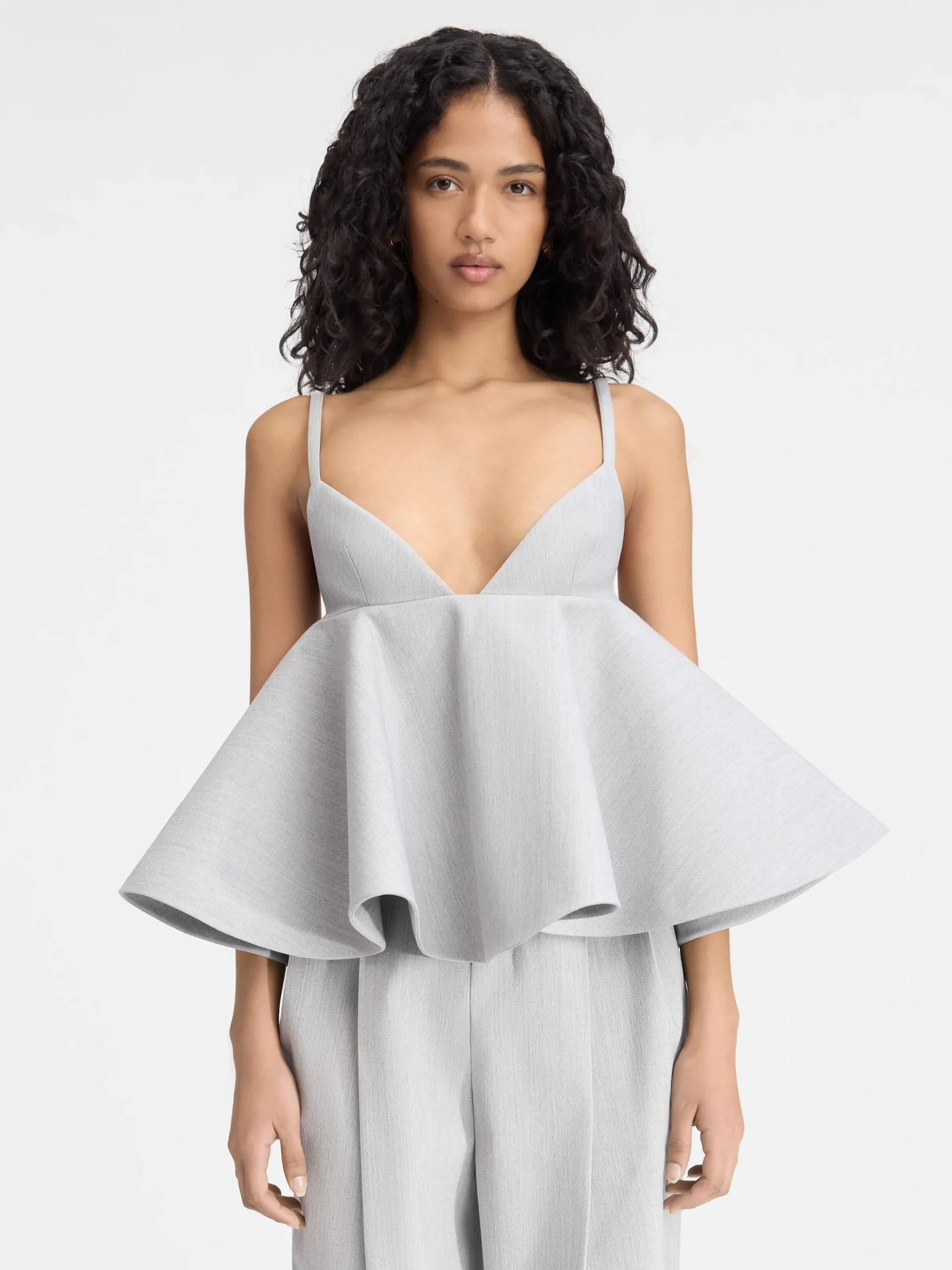 New Jacquemus De Vela top LightGrey