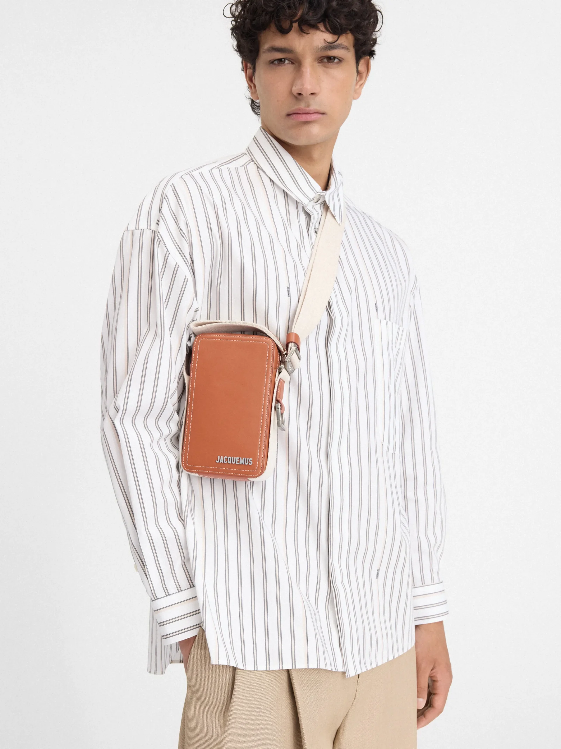 Outlet Jacquemus De verticale Cuerda LightBrown