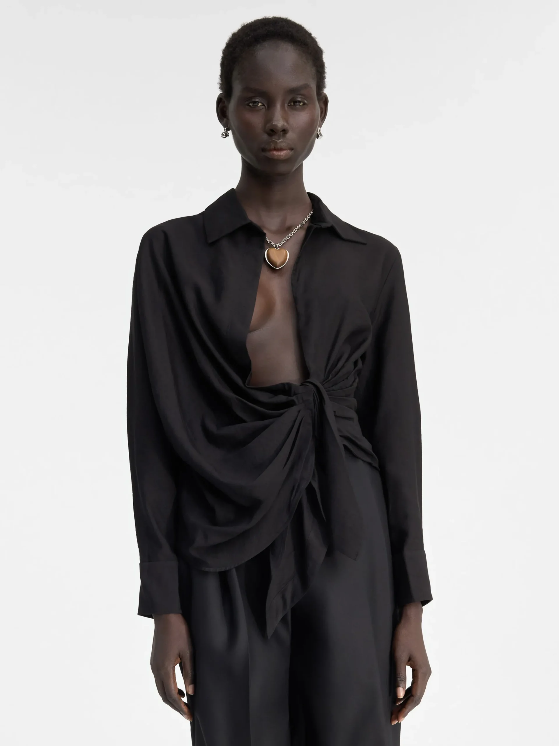 Fashion Jacquemus Het Bahia shirt Black
