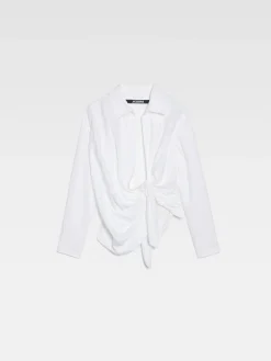 Sale Jacquemus Het Bahia shirt White