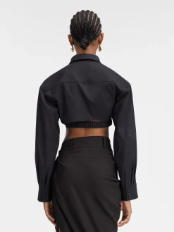 Sale Jacquemus Het Bahia shirt met korte pasvorm Black
