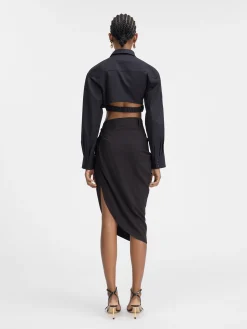 Sale Jacquemus Het Bahia shirt met korte pasvorm Black