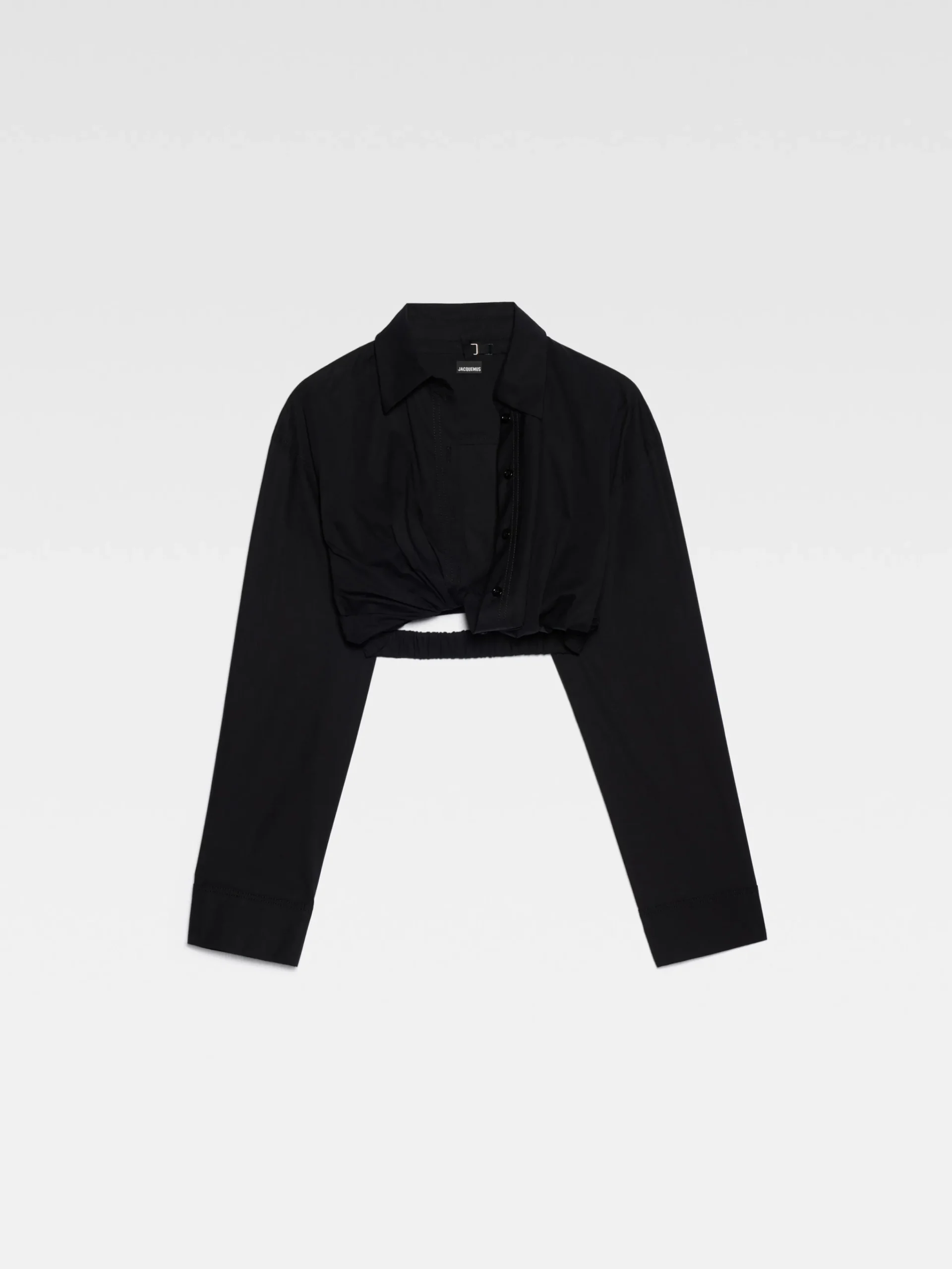Sale Jacquemus Het Bahia shirt met korte pasvorm Black