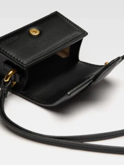 Hot Jacquemus Het Bambino hoesje met klep Black