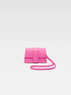 Discount Jacquemus Het Bambino hoesje met klep NeonPink