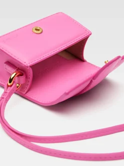 Discount Jacquemus Het Bambino hoesje met klep NeonPink