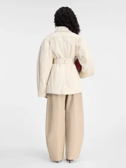 Online Jacquemus Het Bari jasje Beige
