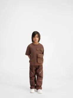 Online Jacquemus Het Bolso T-shirt voor kinderen DarkBrown