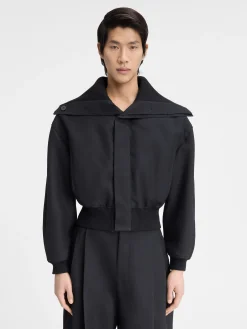 Discount Jacquemus Het Bordo bomberjack Black
