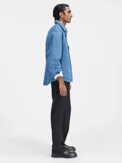 Online Jacquemus Het Boulanger shirt Blue/Tabac