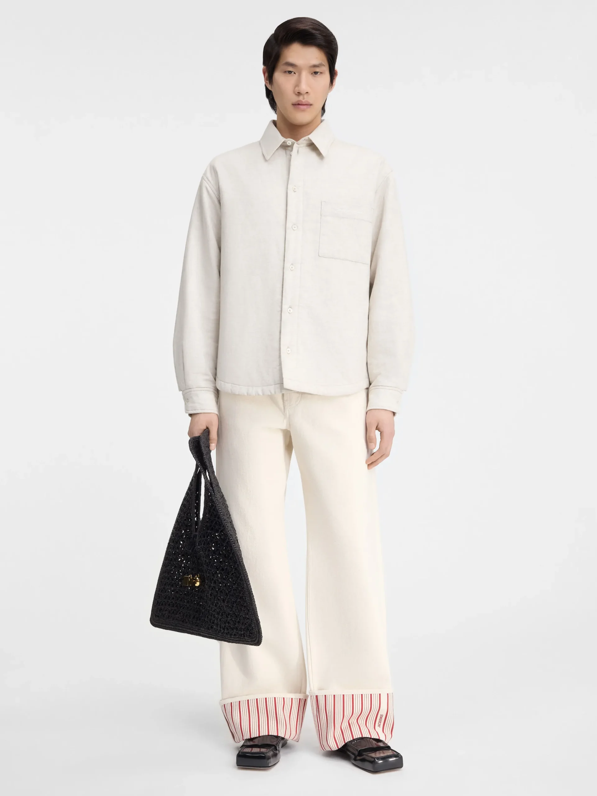 Sale Jacquemus Het Boulanger shirt LightBeige