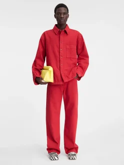 Clearance Jacquemus Het Boulanger shirt Red