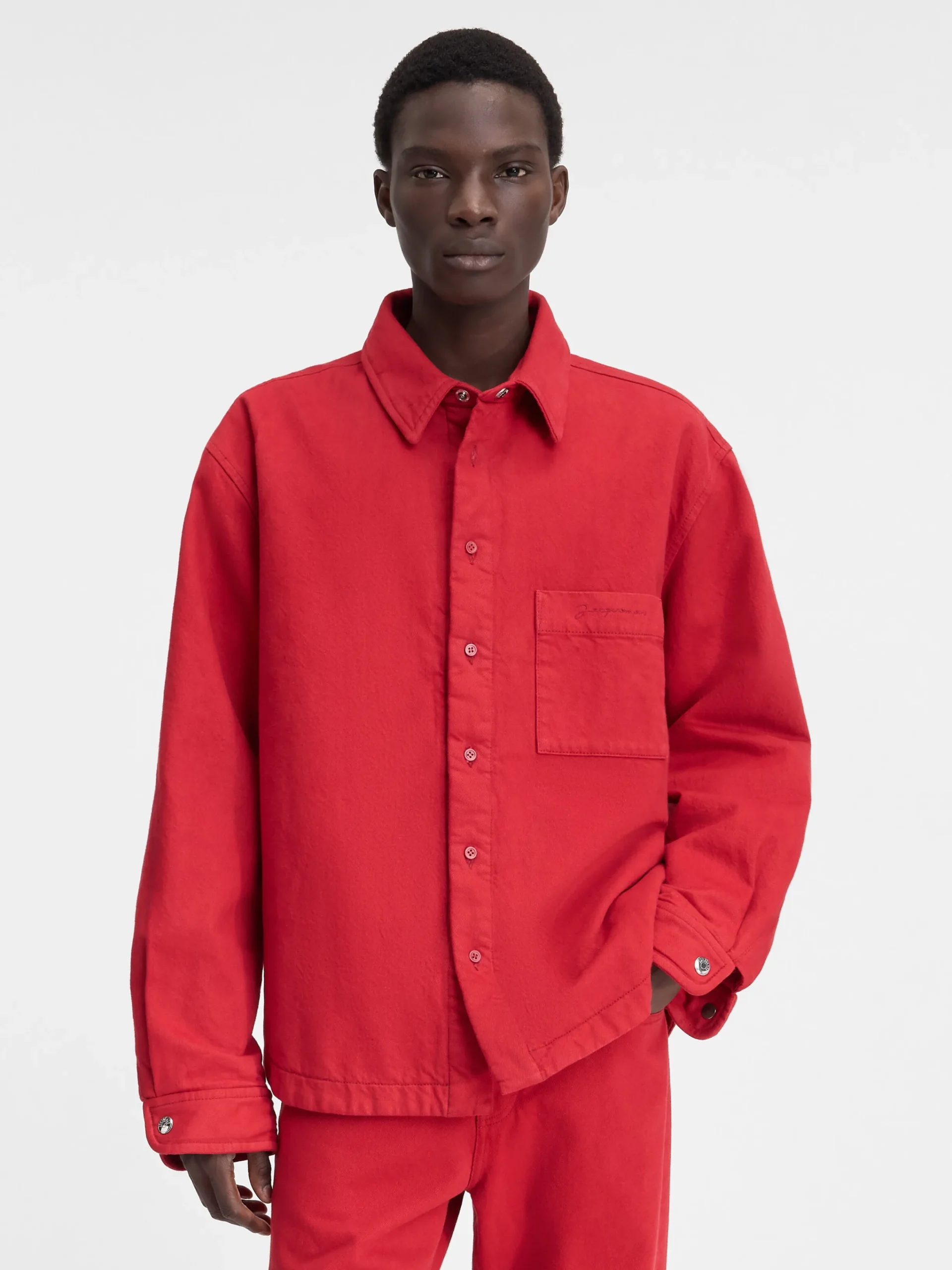 Clearance Jacquemus Het Boulanger shirt Red