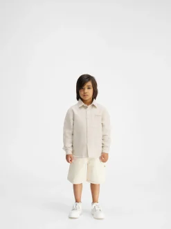 Sale Jacquemus Het Boulanger shirt voor kinderen LightBeige