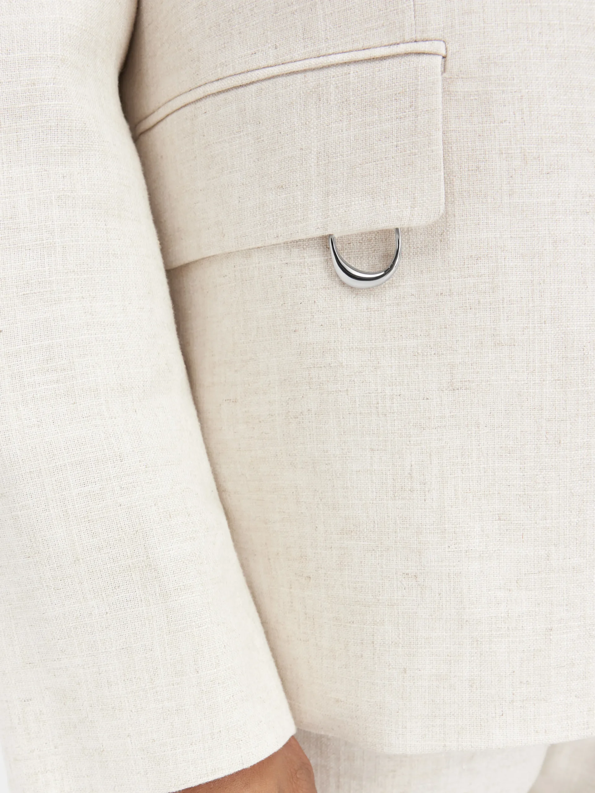 Hot Jacquemus Het Cabri jasje LightBeige