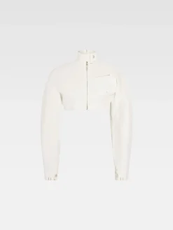 Hot Jacquemus Het Cabrio de-Nîmes denim jack Off-White