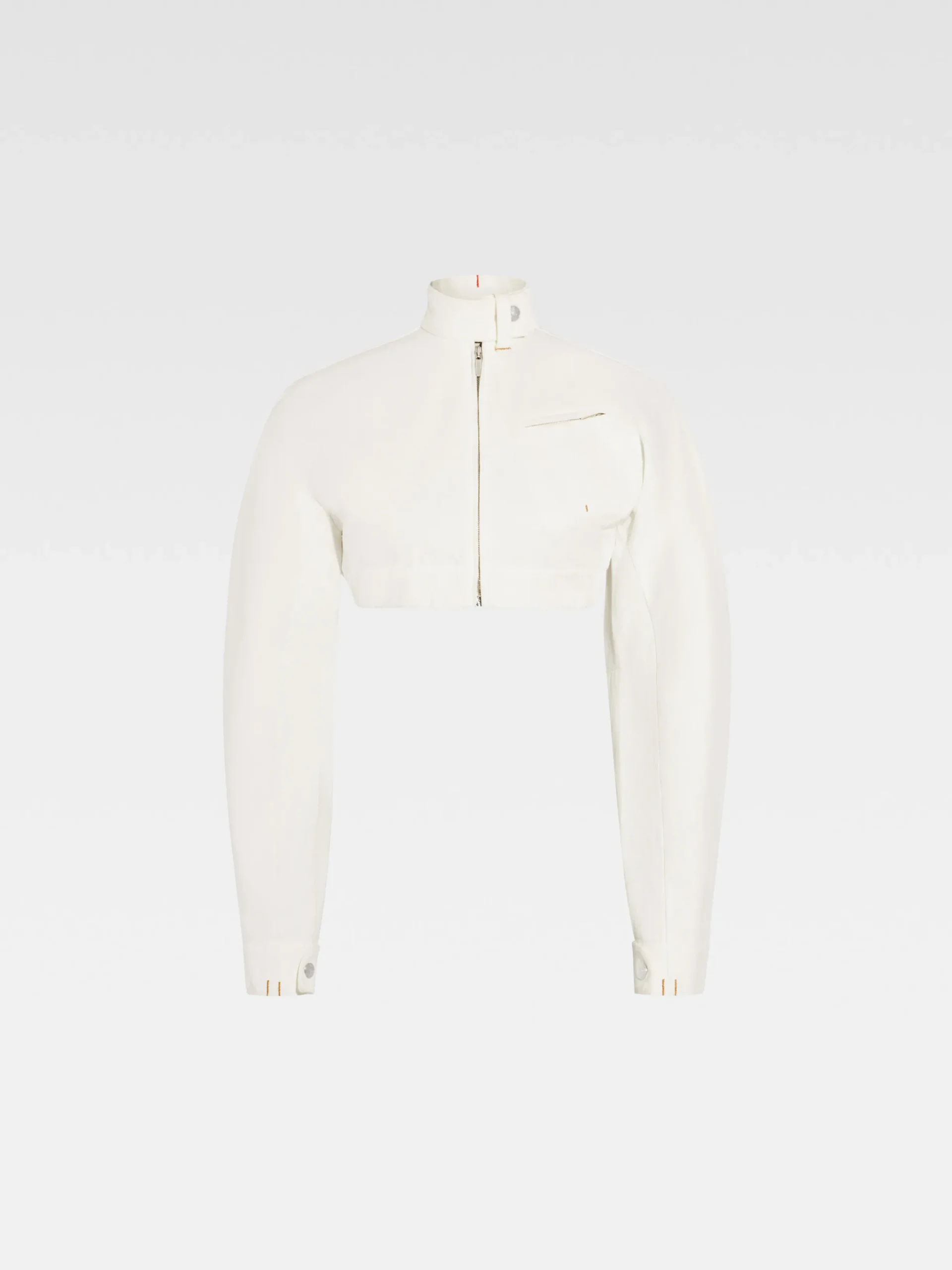Hot Jacquemus Het Cabrio de-Nîmes denim jack Off-White