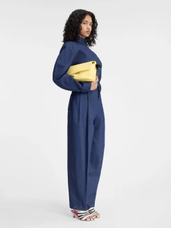 Fashion Jacquemus Het Cabrio de-N&icirc;mes denim jack Navy