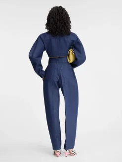 Fashion Jacquemus Het Cabrio de-Nîmes denim jack Navy