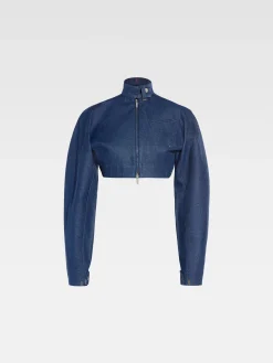Fashion Jacquemus Het Cabrio de-Nîmes denim jack Navy