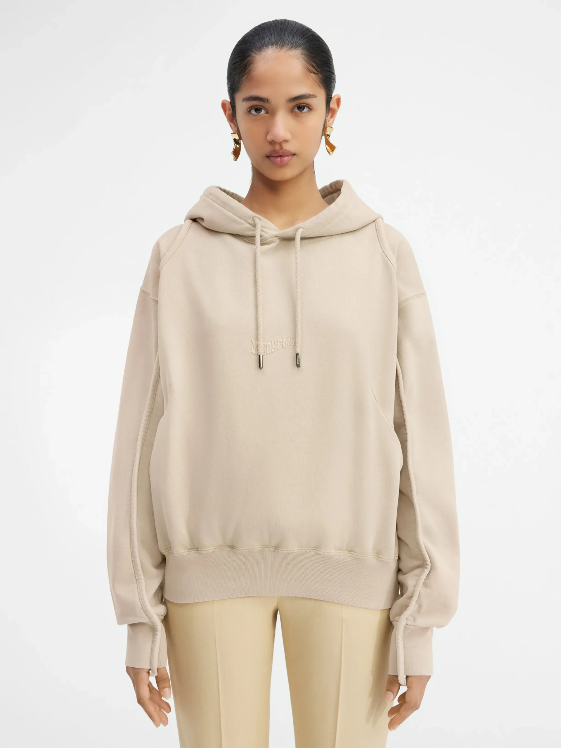 Hot Jacquemus Het Camargue sweatshirt LightBeige