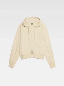 Outlet Jacquemus Het Camargue sweatshirt met rits LightBeige